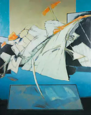 Robert Volmer - Acryl op doek, Shenadoha - Ingelijst kopen? Bied vanaf 300!