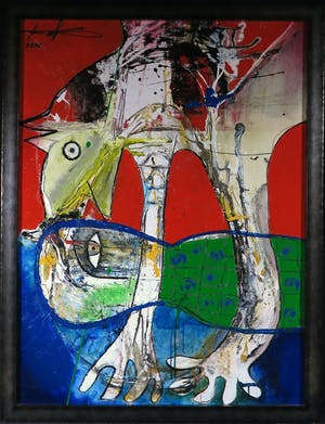 Kantcho Kanev - Gemengde techniek op board, Earth - Ingelijst (Groot) kopen? Bied vanaf 250!