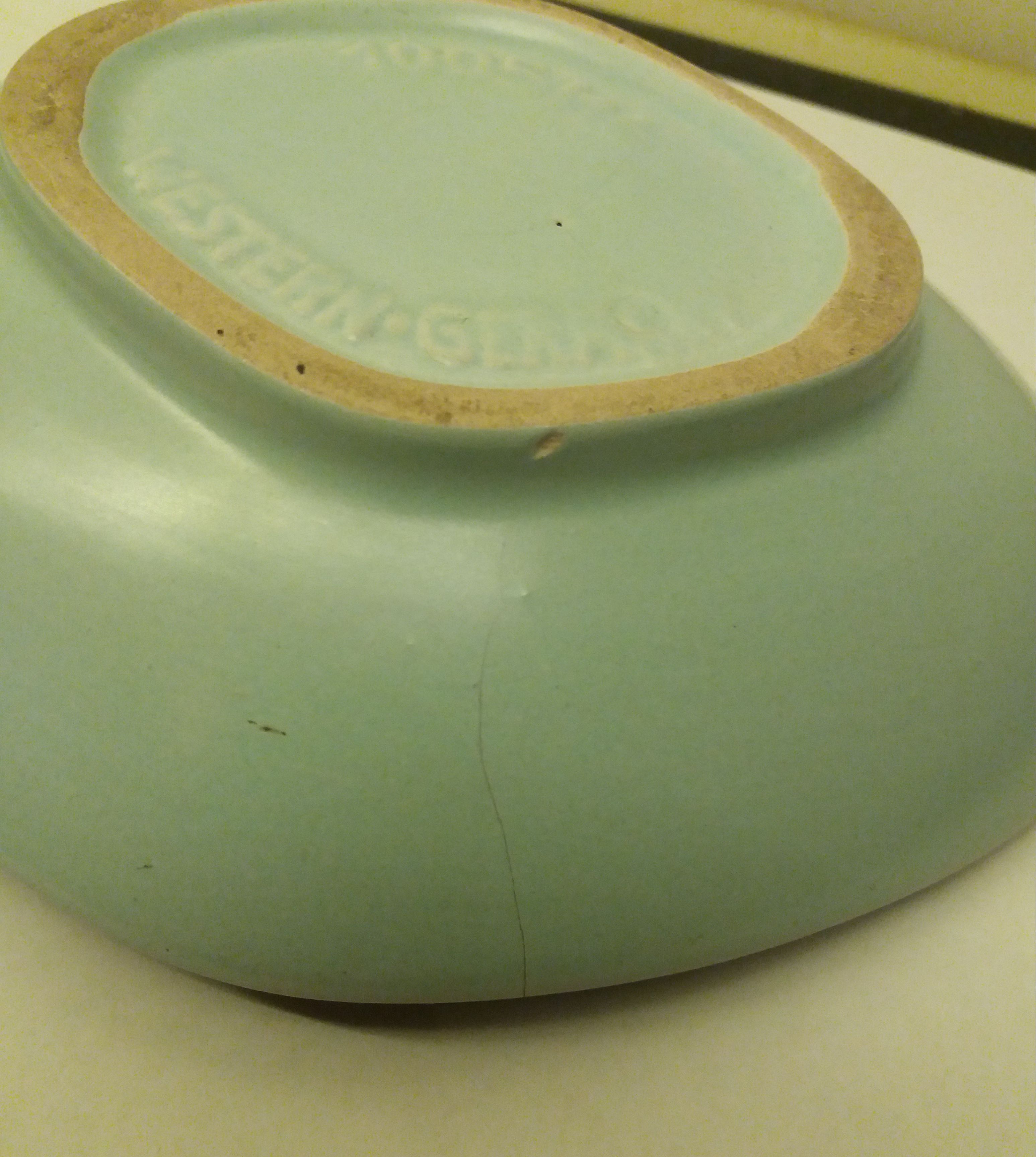 Niet of onleesbaar gesigneerd - Western Germany schaaltje van de jaren 1960  kopen? Bied vanaf 1!