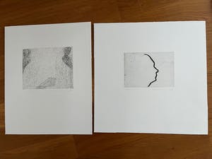 Kees Spermon - Twee etsen ( voor JOOP) kopen? Bied vanaf 45!