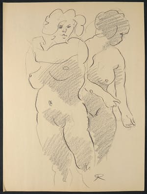 Jan Sluijters (jr.) - Potlood op papier, Naaktstudie kopen? Bied vanaf 1!