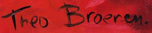 Theo Broeren - Acryl op doek, Hard to chose (Zeer Groot) kopen? Bied vanaf 100!