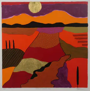 Ronald Boonacker - Ronald Boonacker: Zeefdruk, Lago di Garda, Italy II - Ingelijst kopen? Bied vanaf 50!