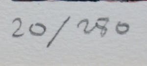 Charlotte Molenkamp - Grote ingelijste zeefdruk: "Dansend kind" kopen? Bied vanaf 95!