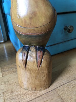 Curiosa - Unieke oude handgemaakte balsa houten toekan kopen? Bied vanaf 1!