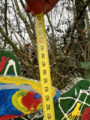 Egidius Knops - prachtig kleurrijk abstract stalen beeld kopen? Bied vanaf 500!