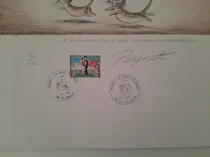 Raymond Peynet - Litho, Titel, de dichter kopen? Bied vanaf 45!