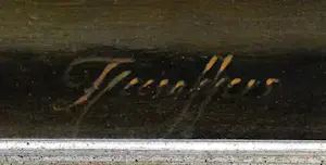 Thomas Heesakkers - Olieverf op doek: Stilleven met fruit & bloemen in vaas kopen? Bied vanaf 499!