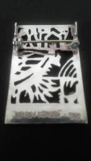 Jeroen Krabbé - Zilveren broche/hanger kopen? Bied vanaf 49!