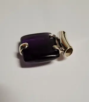 Zilveren design Hanger met Amethist kopen? Bied vanaf 50!