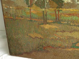 Harry van Kruiningen - Olieverf op doek , Landschap – gesigneerd – ca. 1935 kopen? Bied vanaf 1150!