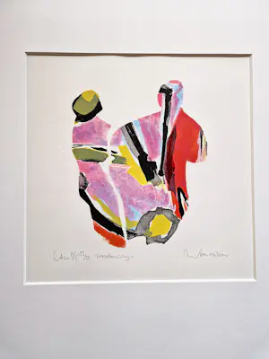 AcheterRon Gennisse - in zeer kleine HC oplage gemaakte kleuren litho "Verschuiving"? Enchérissez de 35!