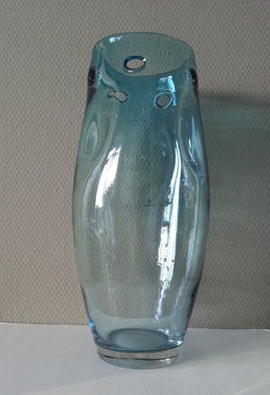 Gunther Lambert - Designer Vaas - Blauw Glas kopen? Bied vanaf 25!