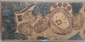 Kees Okx - Triptique Astrale - grote ets 1965 kopen? Bied vanaf 1!