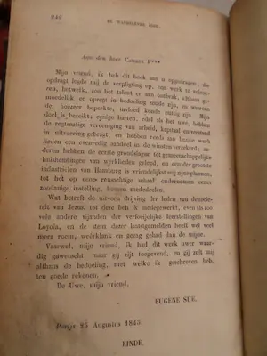 Eugene Sue - De Wandelende Jood - uit het Frans vertaald - eerste druk - 1844-1845 kopen? Bied vanaf 200!