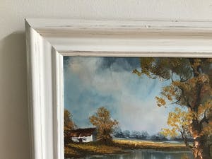 Henner Knauf - Bomen aan de waterkant. kopen? Bied vanaf 1!