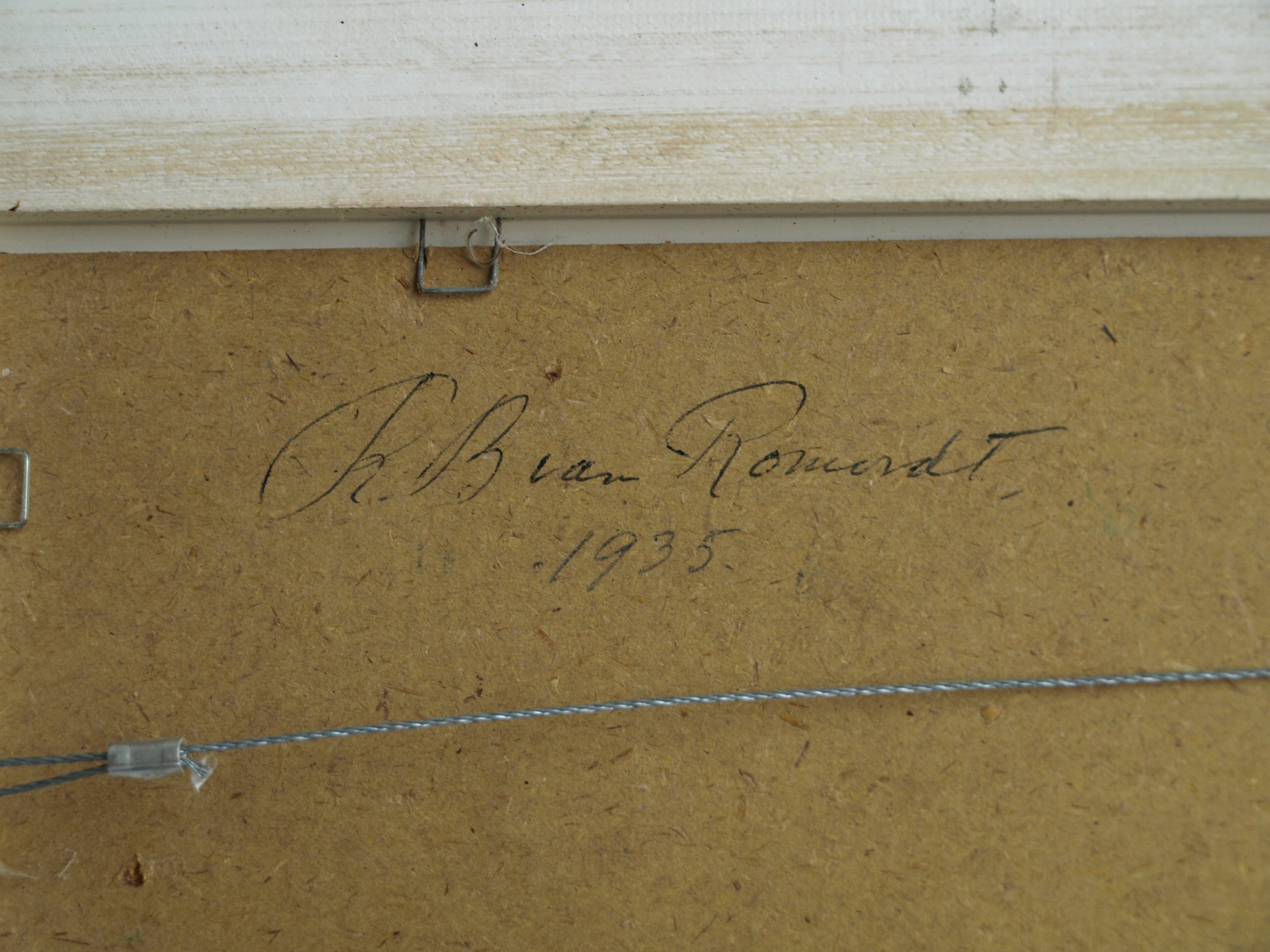 Bethijl Philippus van Romondt - Olieverf op paneel , Man in strandstoel – gesigneerd & ingelijst – 1935 kopen? Bied vanaf 150!