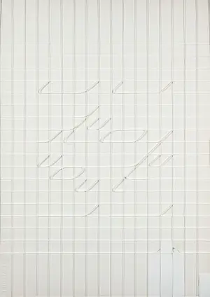 Wim Smits - Collage en potlood, Mathematical writing - Ingelijst kopen? Bied vanaf 100!