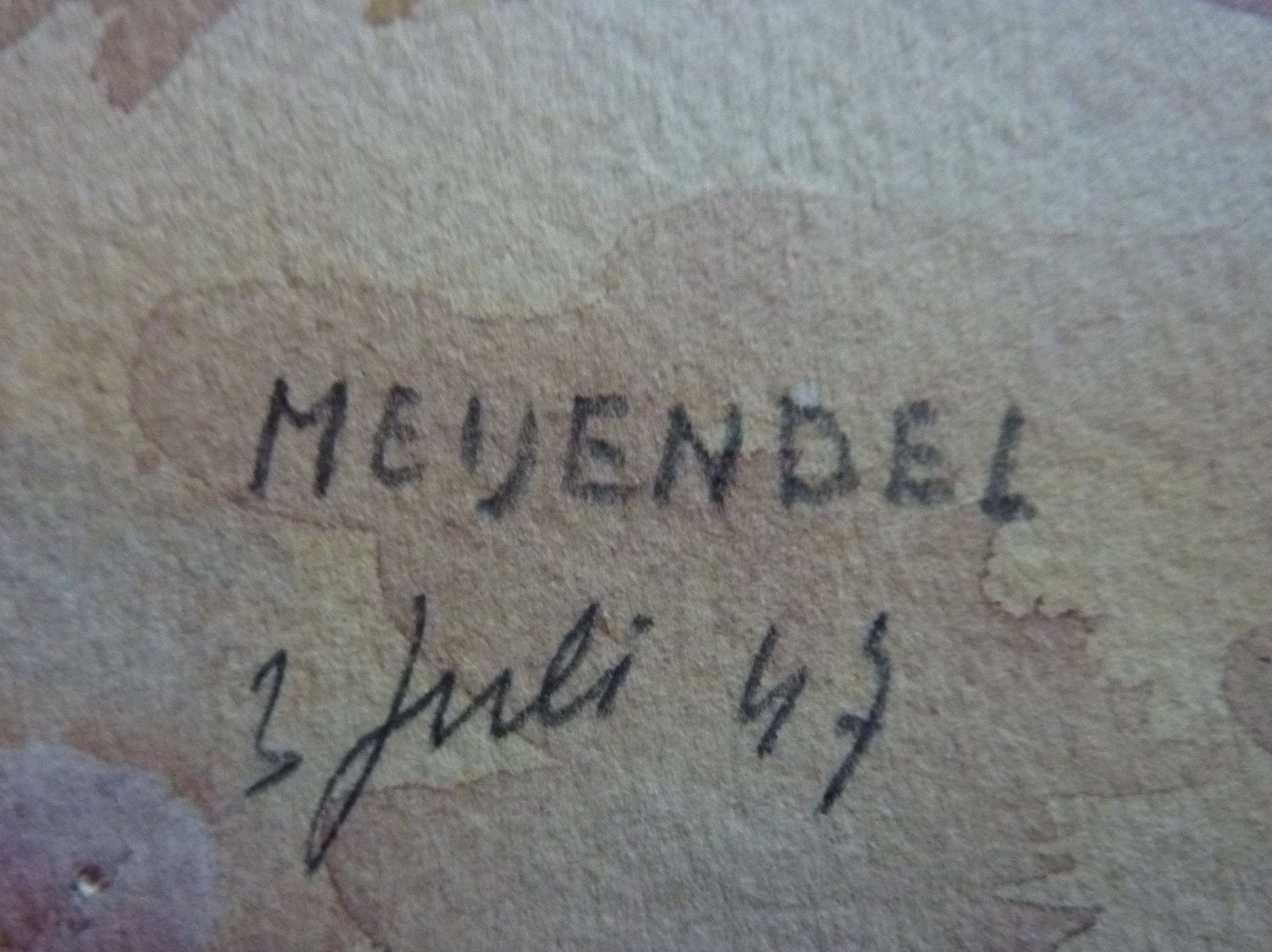 Han Krug - Aquarel "Meijendel" 3 Juli 1947 kopen? Bied vanaf 35!