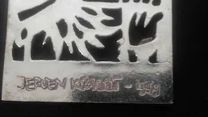 Jeroen Krabbé - Zilveren broche/hanger kopen? Bied vanaf 49!