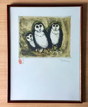 Pieter van der Westhuizen - Owl handgesigneerd verkocht voor € 215!