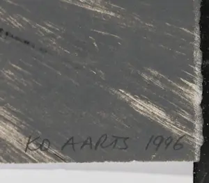 Ko Aarts - Zeefdruk, Gele toren kopen? Bied vanaf 1!