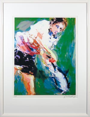Frank Gude - Litho, Tennis - Ingelijst kopen? Bied vanaf 1!