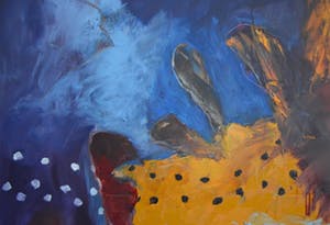 Alexander Vogels - Bacon's room - olieverf - GROOT kopen? Bied vanaf 675!