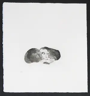 Luis Filcer - Ets, Lezend figuur kopen? Bied vanaf 1!