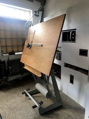 Friso Kramer - Revolt tekentafel Ahrend de Cirkel - ISIS - 1956 (ZELDZAAM) kopen? Bied vanaf 600!