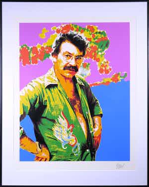 Karel Appel - Monday uit de serie Seven Summer Days - Ingelijst (Groot) verkocht voor € 1!