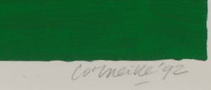 Corneille - Zeefdruk, Compositie met vrouw en vogel - Ingelijst (Groot) kopen? Bied vanaf 450!