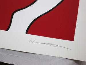 Corinna Heumann - White Lady - Zeefdruk 1995 - handgesigneerd - oplage 150 kopen? Bied vanaf 130!
