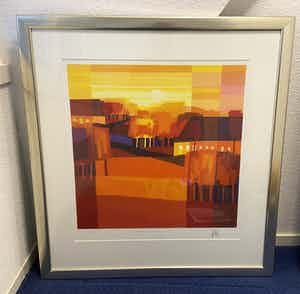 Ton Schulten - Goudgele horizon verkocht voor € 400!