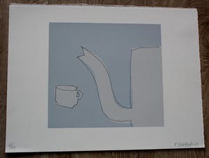 Klaas Gubbels - handbewerkte zeefdruk - 2005 kopen? Bied vanaf 295!