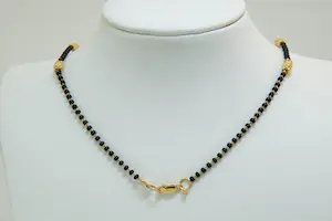 13 - Een traditioneel Oosters (India) hoog gehalte 20Krt gouden halssierraad kopen? Bied vanaf 520!