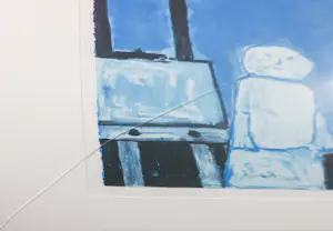 Jan Roëde - Zeefdruk, Poseren - Ingelijst kopen? Bied vanaf 150!