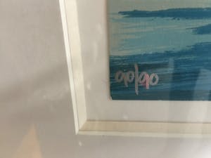 Julian Schnabel - Allen (cordial love) - handbeschilderde zeefdruk met epoxy kopen? Bied vanaf 1750!