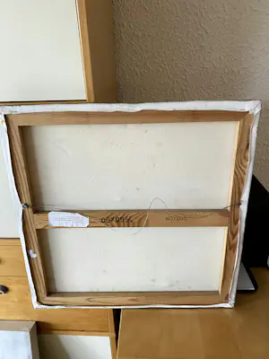 Anita de Harde - De engel weerhoudt Abraham van het offeren van zijn zoon Izaak. kopen? Bied vanaf 50!