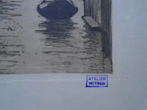 Willem Witsen - Brugje over de Rio di San Toma, Venetië kopen? Bied vanaf 100!