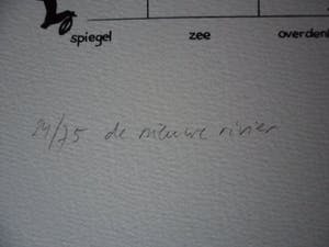 Yvon van der Weerd - 6 zeefdrukken Madrigalen van de stad Breda met tekst van Jan Doms kopen? Bied vanaf 35!