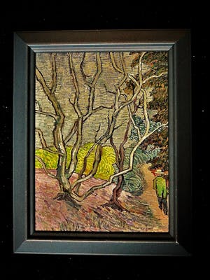 Niet of onleesbaar gesigneerd - Intrigerend omstreeks 1930 geschilderd Post Impressionistisch landschap kopen? Bied vanaf 10!