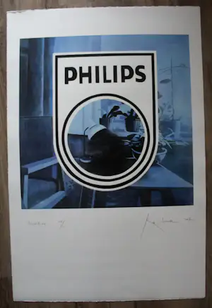 Rob Scholte - Grote zeefdruk: Nachtlicht(Philips logo) - 2007 kopen? Bied vanaf 169!