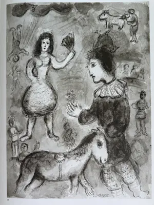 Marc Chagall - Le Village, Original-Farblithographie 1977 Mourlot 917 kopen? Bied vanaf 360!