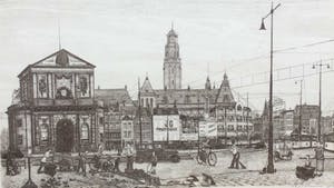 Niet of onleesbaar gesigneerd - C4151-4 - Rotterdam Hofplein 1937 kopen? Bied vanaf 10!