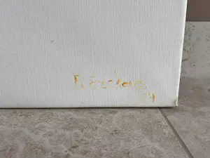Ria Erckens - Kleurrijke abstracte compositie, acrylverf op doek (zeer groot) kopen? Bied vanaf 160!