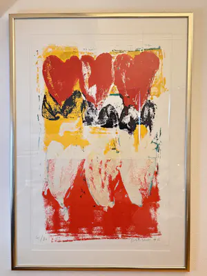 Jan Cremer - Nine Tulips in Red Field kaufen? Bieten Sie von 995!