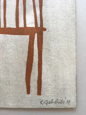 Klaas Gubbels - ‘aan Cezanne’ - houtdruk - 2019 kopen? Bied vanaf 265!