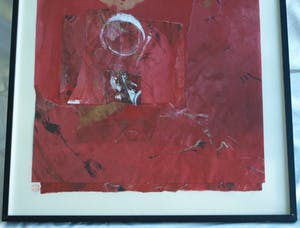 Maggy Voorsluys-Gomez - Collage en acrylverf , “Hiroshima” – ingelijst - 1992 kopen? Bied vanaf 50!