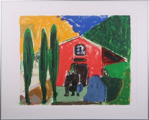 Cees Dolk - Zeefdruk, Roerend en onroerend 8 - Ingelijst kopen? Bied vanaf 50!